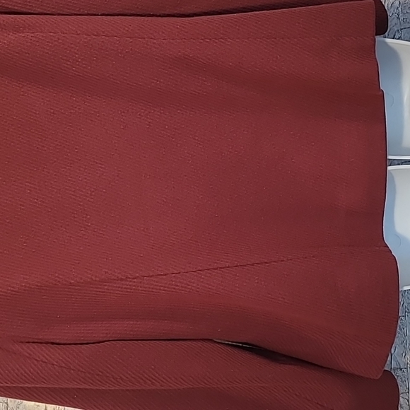 Maroon L.L. Bean Double Breasted Blazer Jacket - Picture 6 of 11